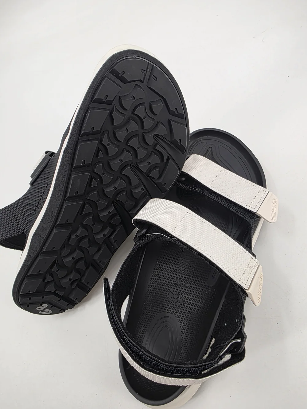 Birkenstock Men's Tatacoa White/Black Sandals Size 11 New No Box